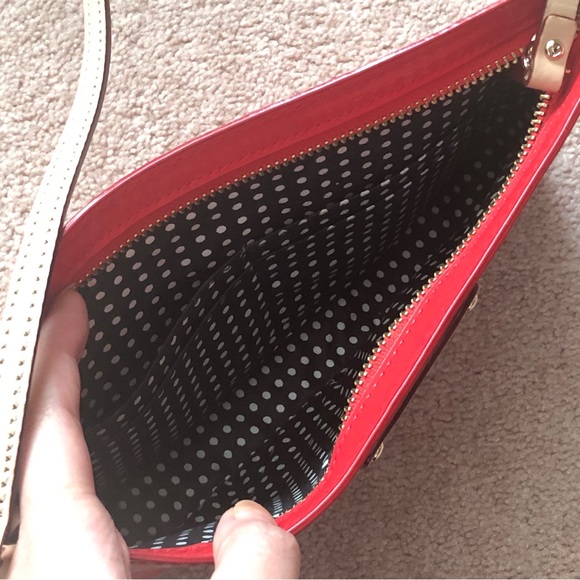Kate Spade Red Patent Crossbody - Picture 5 of 11
